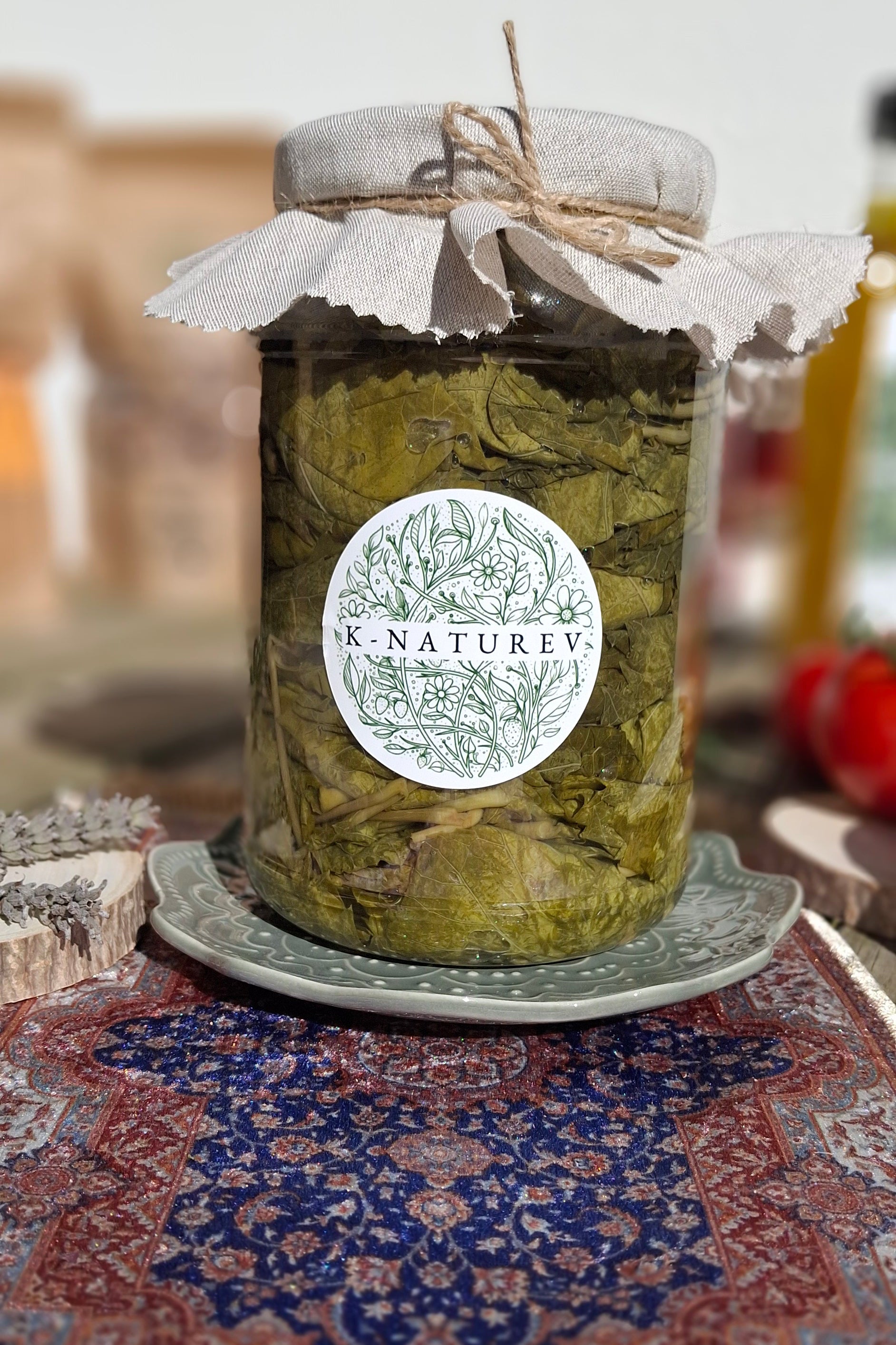 Feuilles de vigne marinées 1400g