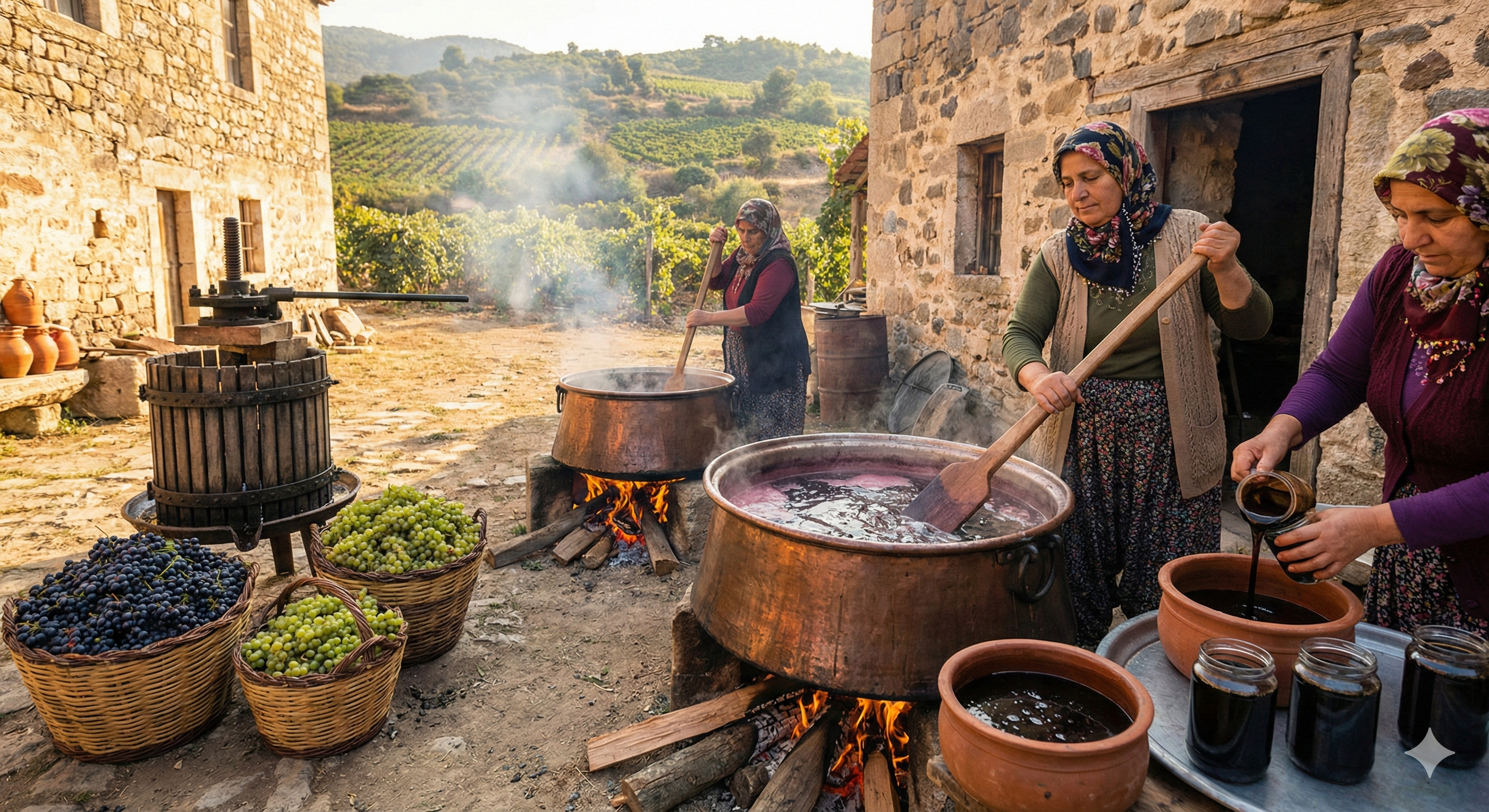 Katkısız üzüm pekmezi | Pekmez de raisin traditionnel