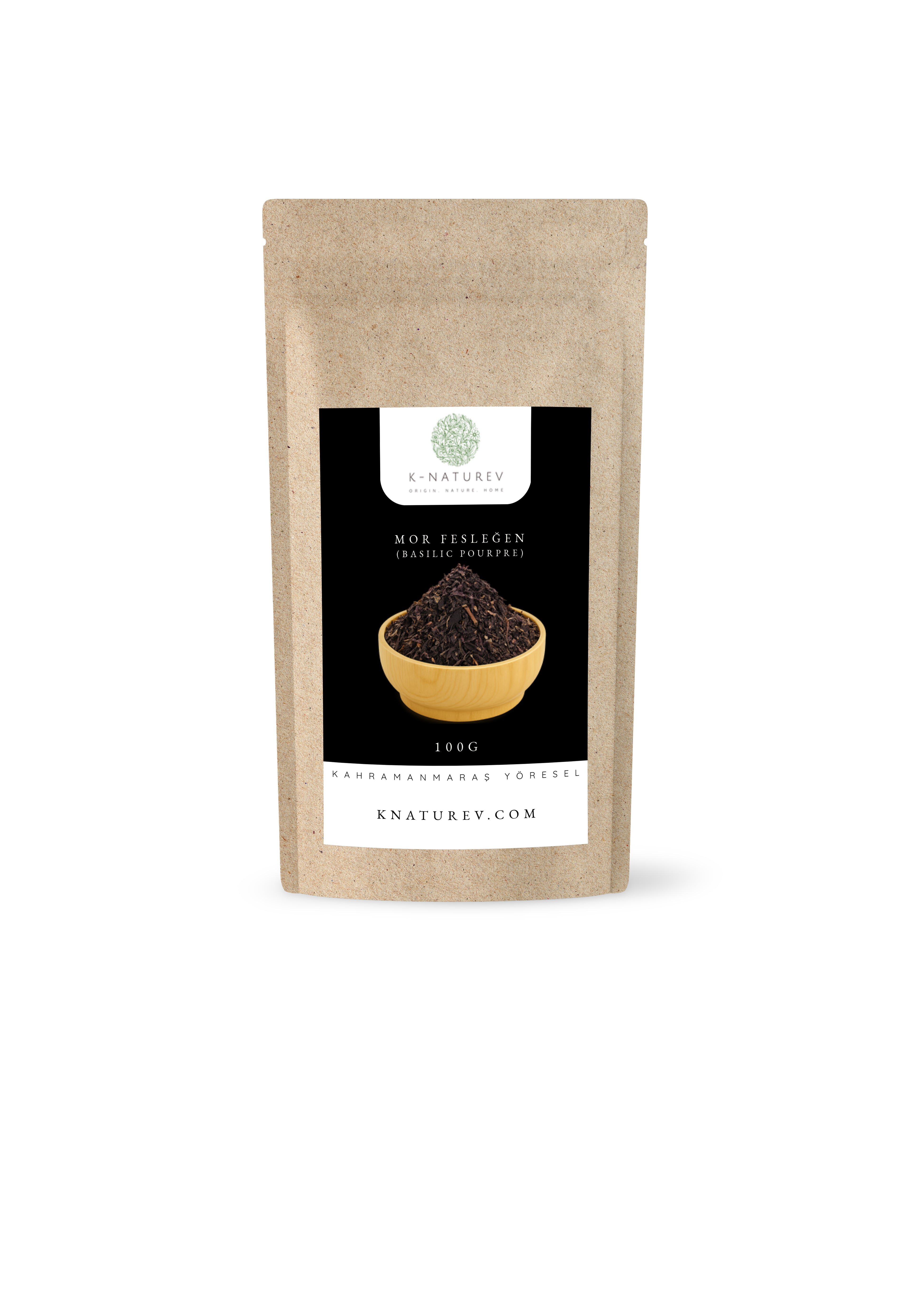 Basilic séché 100 g (Mor Fesleğen / Reyhan 100 gr)